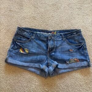 Vintage mudd blue denim shorts